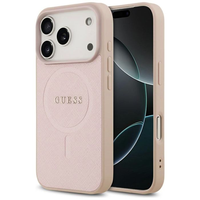 Coque Guess Saffiano Classic Logo MagSafe pour iPhone 17 Pro Max - vue 7