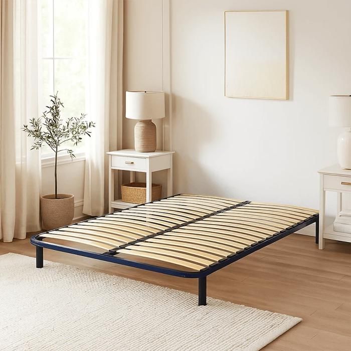 Sommier cadre lattes Superconfort - 190 x 160 - Cadre Métal Robuste Époxy Confort Ferme Compatible Tous Matelas Sommier cadre lattes Superconfort - 190 x 160 - Cadre Métal Robuste Époxy Confort Ferme Compatible Tous Matelas