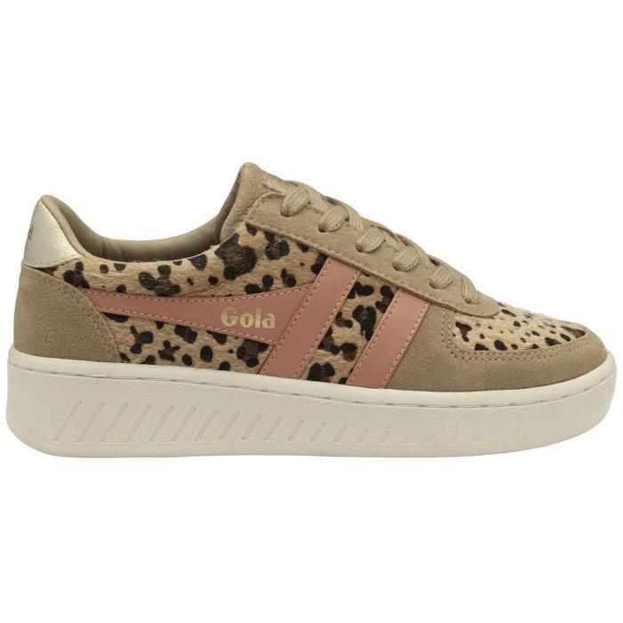 Baskets suède femme Gola Grandslam Savanna - leopard/light caramel/terracotta
