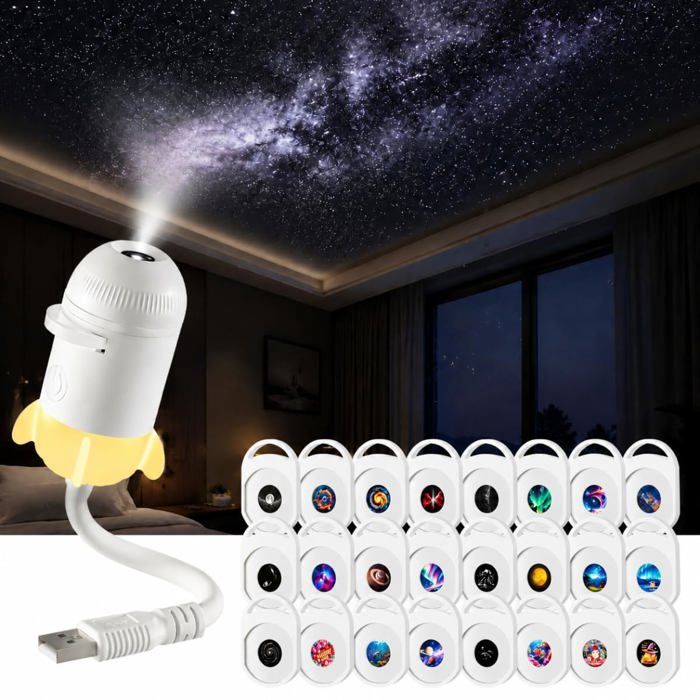 Projecteur etoiles HD - Galaxy projector - Lampe projeteur reve - Etoiles
