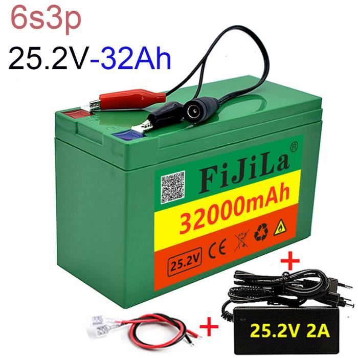 Batterie Vélo Électrique 24V 20Ah Lithium - 18650 - Avec Chargeur