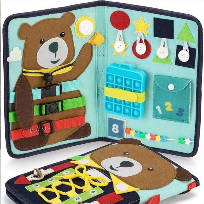 Busy Board Montessori - Jouet Enfant 2 3 4 Ans - Jeux Bebe 1 an