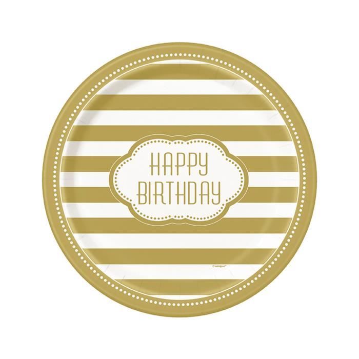 8 Assiettes En Carton Anniversaire Dore 23 Cm Achat Vente Assiette Jetable Cdiscount 8 Assiettes En Carton Anniversaire Dore 23 Cm Achat Vente Assiette Jetable Cdiscount