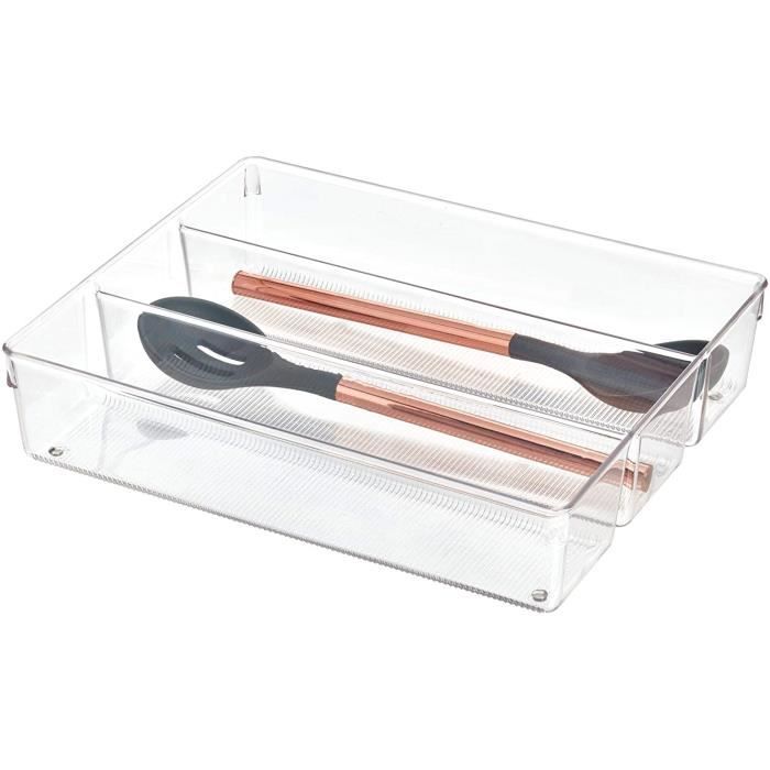 Range-couverts Jaune En Plastique - 32,5 X 20 X 5 Cm - Occasion