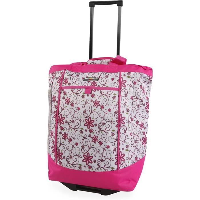 Naturepanda Chariot De Courses à Roulettes - Sac Réutilisable 20 Kg - Poignée Télescopique, Idéal Shopping