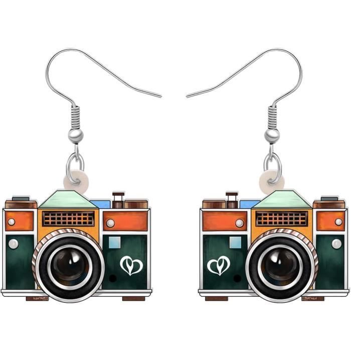 3 Paires De Boucles D'Oreilles Cassettes, Boucles D'Oreilles