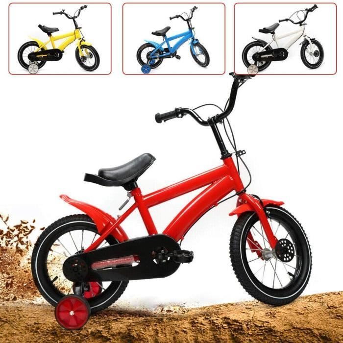 Vélo pour enfant 14 pouces - Pour garçon et fille - Avec roue