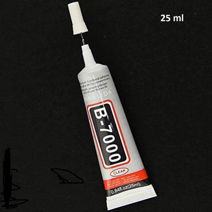 COLLE GLUE B7000 25ml IDÉAL POUR RÉPARATION MONTRE / TÉLÉPHONE / TABLETTE / BIJOUX
