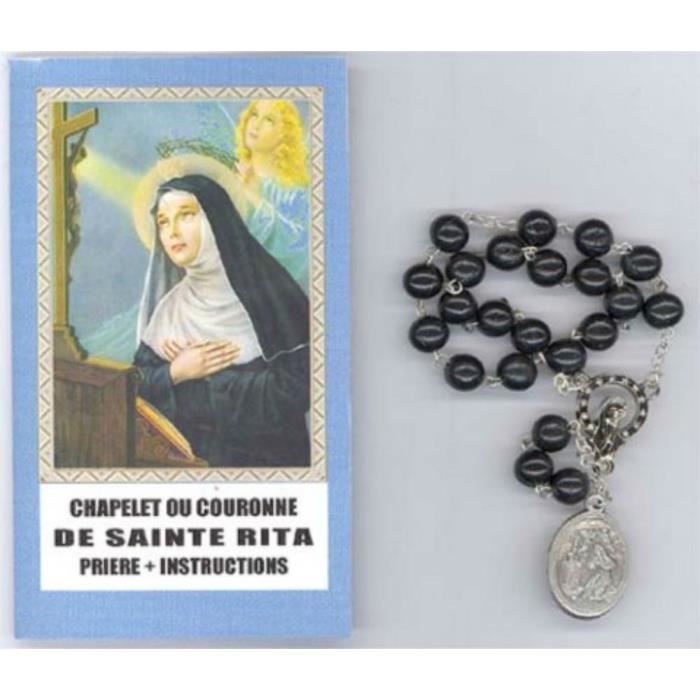 Chapelet Sainte Rita avec prière + instructions Achat / Vente