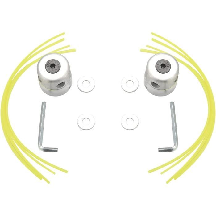 Lot De 2 Têtes De Tondeuse Universelles En Plastique De Qualité Supérieure Pour Tondeuse À Gazon Lot De 2 Têtes De Tondeuse Universelles En Plastique De Qualité Supérieure Pour Tondeuse À Gazon