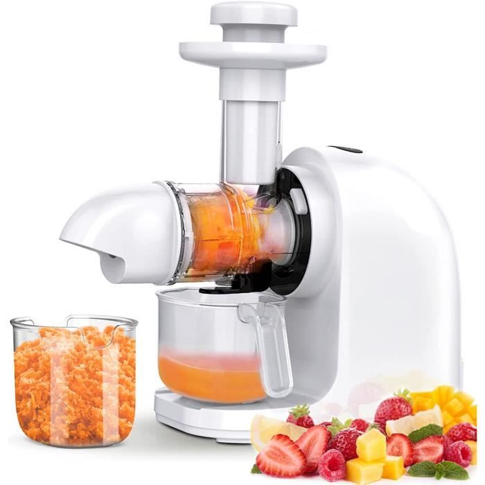 Centrifugeuse Extracteur de Jus, 70tr-min Slow Juicer, 150W Moteur ...