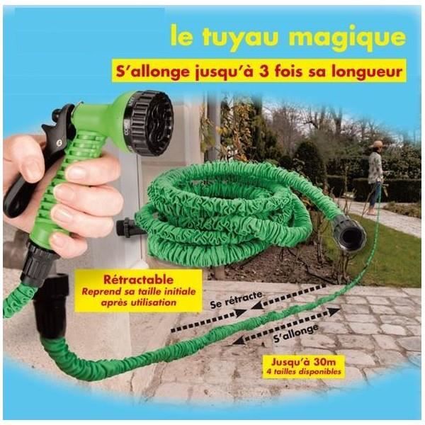 Growgreen Tuyau D Arrosage Extensible Plus Fort Tuyau Extensible Resistance Latex 127 Cm L Amazon Fr Jardin
