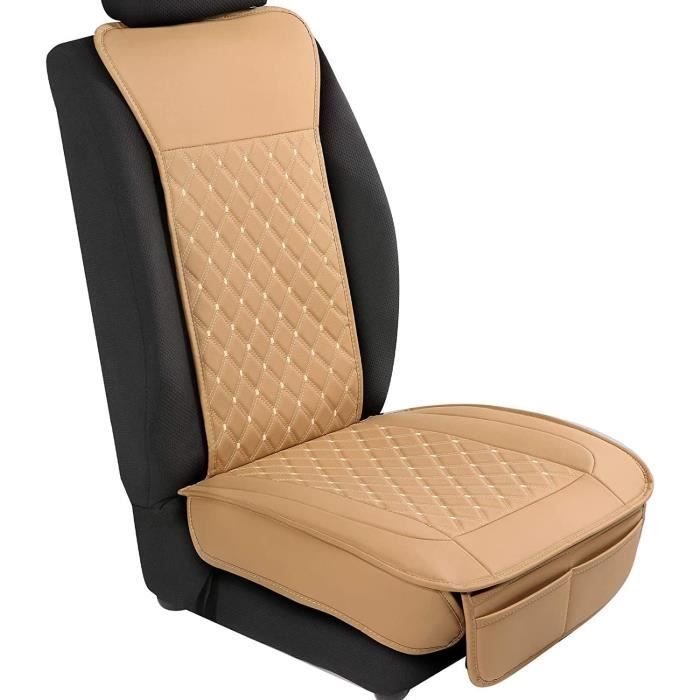 Ensemble de housses de siège de voiture en cuir PU respirant, coussin de  véhicule, housse de contour complète pour voiture, compatible avec  l'airbag, Fit 5-Seat Auto - AliExpress