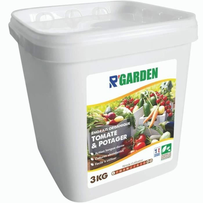 R'Garden | Engrais Organique Tomate et Potager | Engrais Ecologique | Fertilisant Naturel | Nourrit en Profondeur | Facile