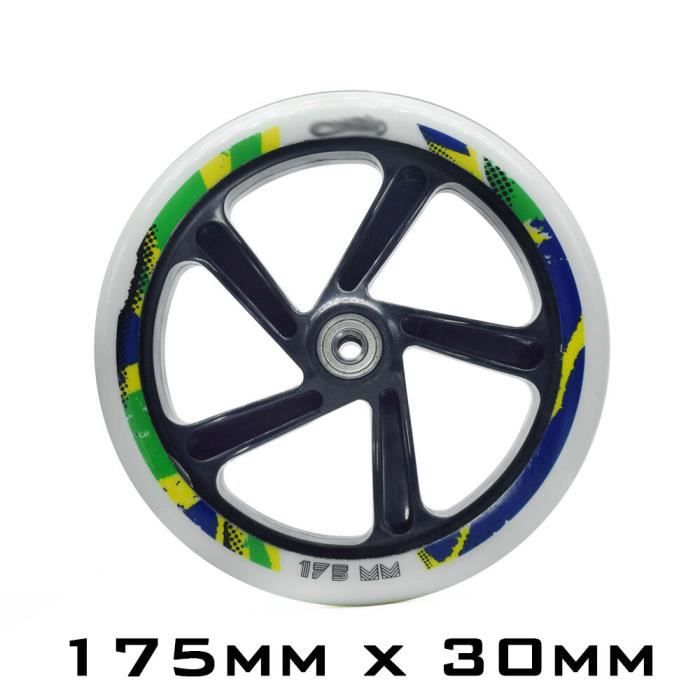 4 Roues De Skate Cruiser 70mm 78A – Uxcell, PU Souple, Noir Transparent, Lot De 4
