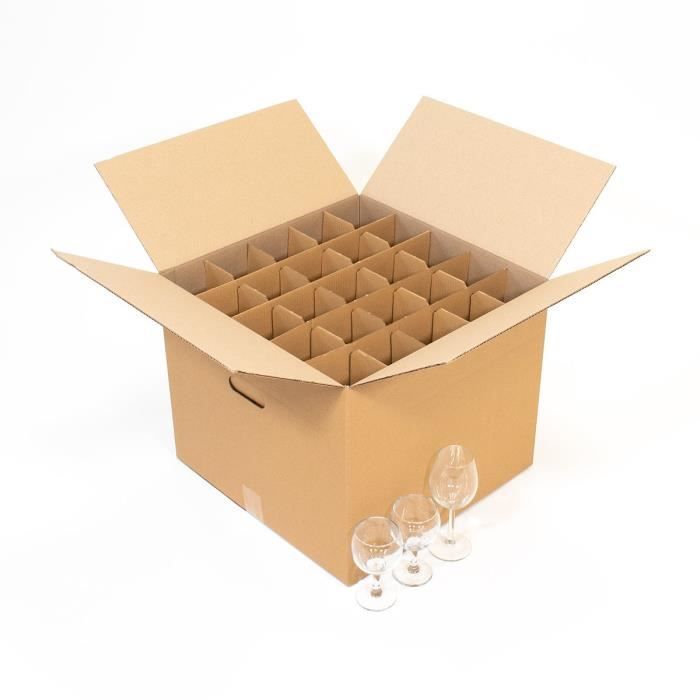Carton de déménagement verre - Carton pour verre et objets