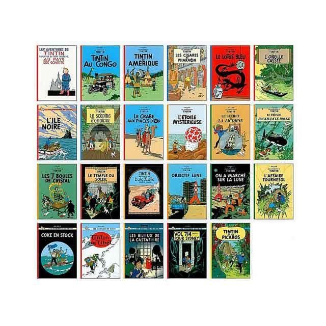 Liste Des Tintins Dans L Ordre Albums TINTIN ET MILOU collection complète - Cdiscount Librairie