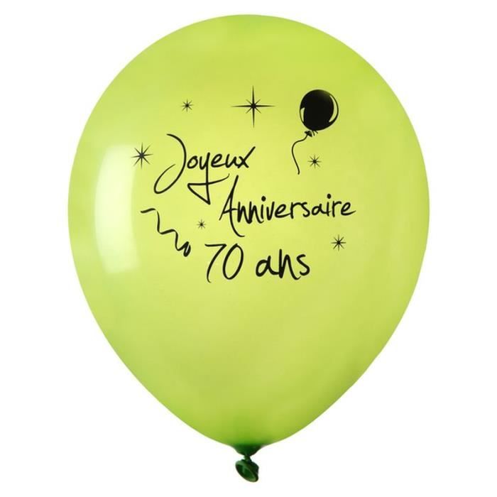 Ballon Joyeux Anniversaire Vert Anis 70 Ans X 8 Achat Vente Ballon Decoratif Cdiscount Ballon Joyeux Anniversaire Vert Anis 70 Ans X 8 Achat Vente Ballon Decoratif Cdiscount
