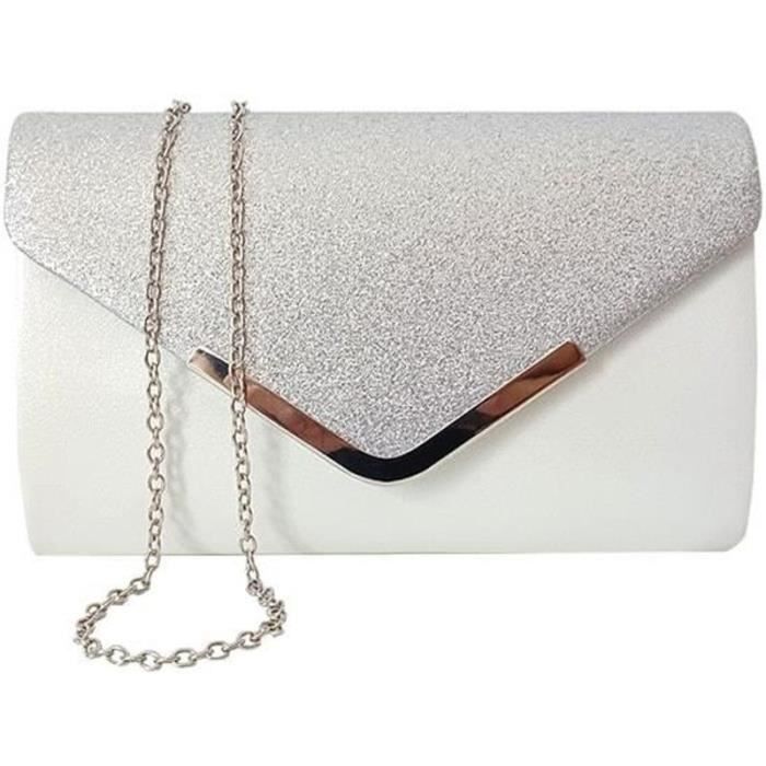 Pochette soiree blanche hotsell