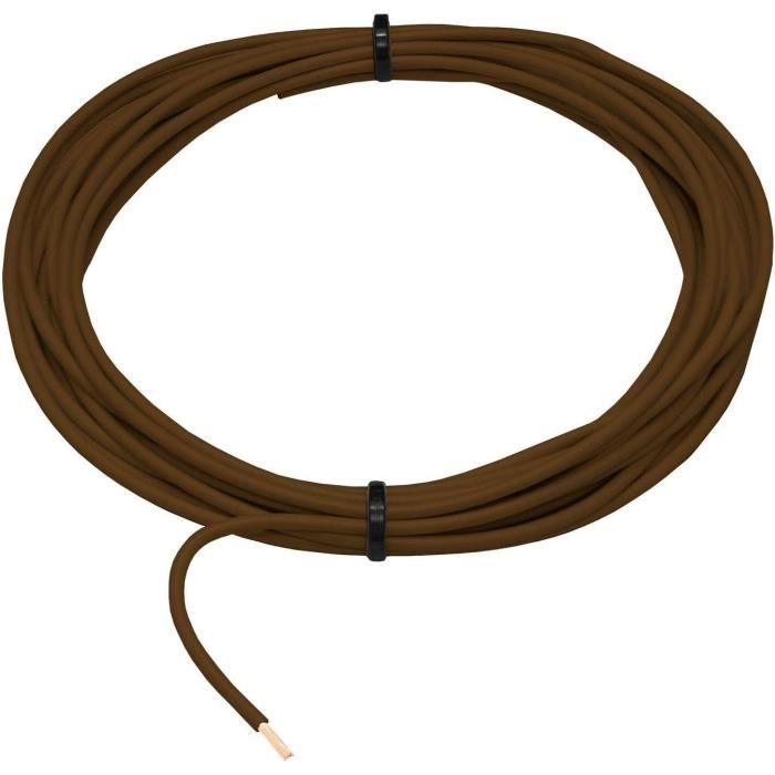 AUPROTEC Câble De Véhicule 1,0 Mm² Lot De 9 Couleurs De 10 M FLRY-B Comme Anneau