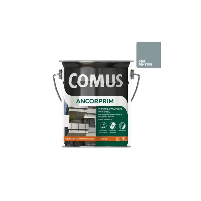 Toiture Comus 10L Gris Ardoise Peinture Décorative Imperméable - Séguret Décoration