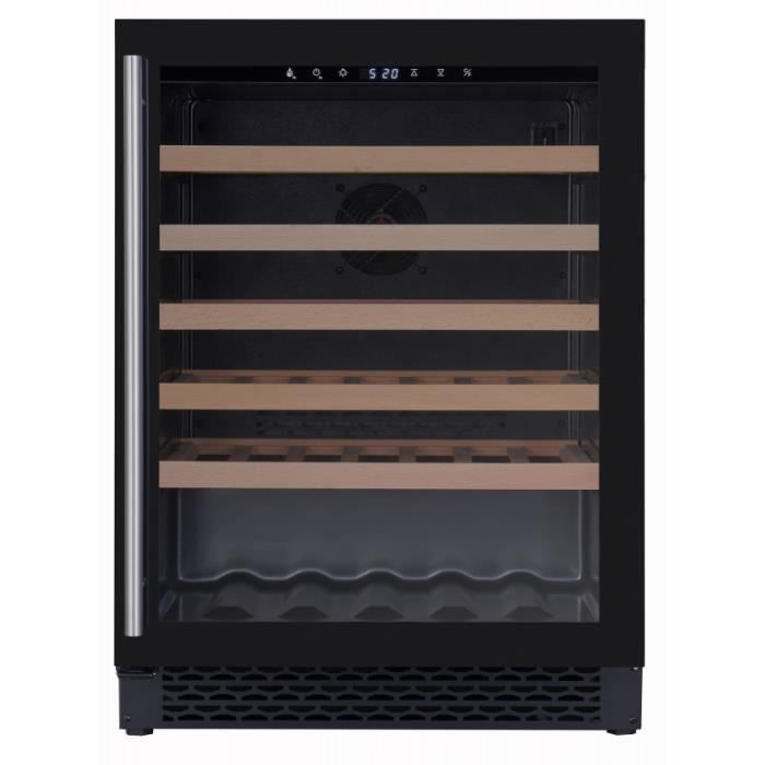 Cave à Vin - COMBISTEEL - 46 Bouteilles - 127 L - Noir - Pose libre - Combisteel