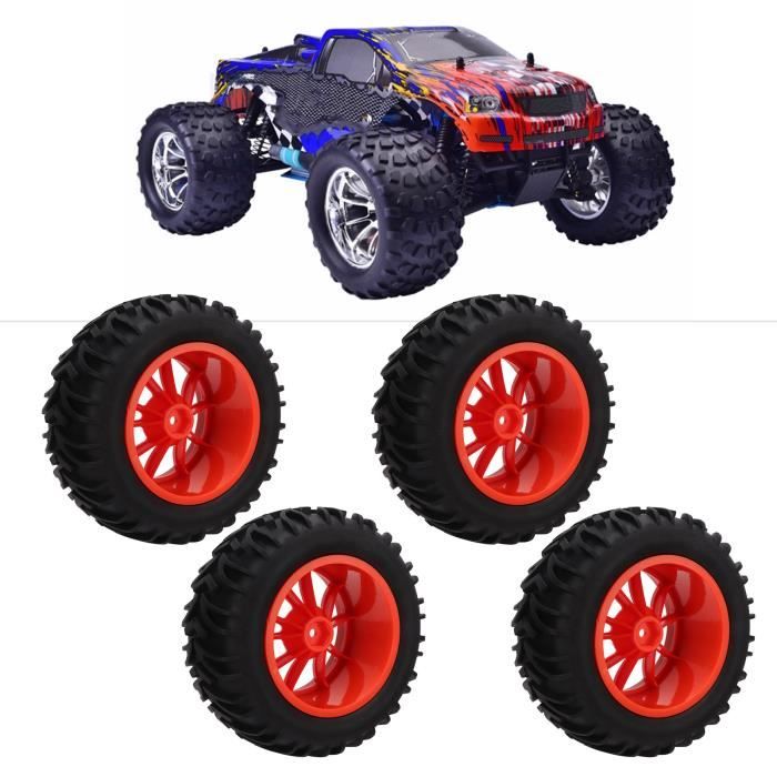 4 Pneus Caoutchouc 110mm Pour Buggy 1/8 RC - Compatibles HSP, Redcat, Losi, HPI, MP9, Hobao