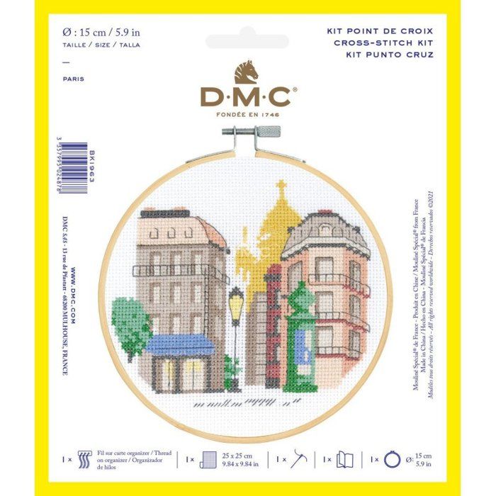 Kit Point de Croix Paris - Cdiscount Beaux-Arts et Loisirs créatifs