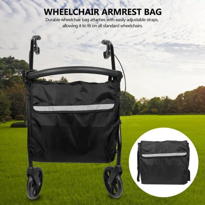 Sac De Transport Imperméable Pour Fauteuil Roulant - Housse Rangement Pliant Pour Camping, Pique-nique, Voyage - 13