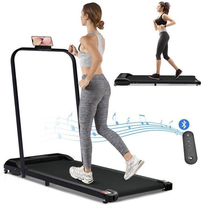 Tapis de Course, KALWOL Tapis de Marche avec Enceinte Bluetooth – Inclinaison 10%, Moteur Silencieux 2,75 Tapis de Course, KALWOL Tapis de Marche avec Enceinte Bluetooth – Inclinaison 10%, Moteur Silencieux 2,75