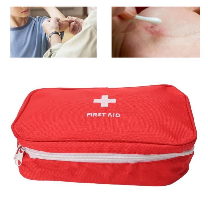 Trousse De Premier Secours Vide 2 Pièces Portable Imperméable - Sacs Médicaux Vert Et Rose