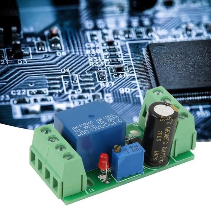 ROM Module De Commutation De Retard Adjustable Delay Relay 12V Delay ...