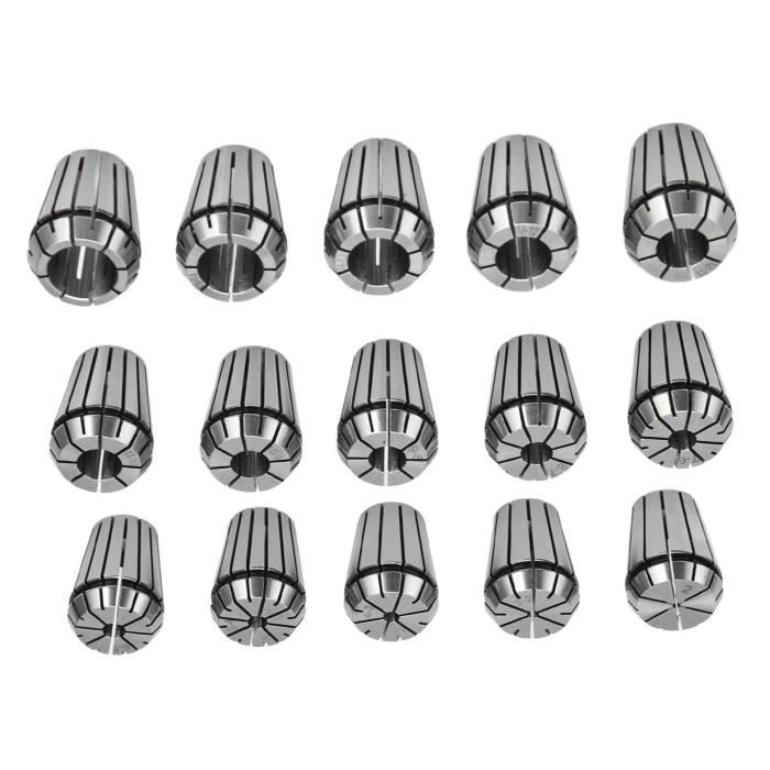 Pince à Ressort ER-25 - Diamètre Serrage 8 Mm - Acier 40Cr - Pour CNC