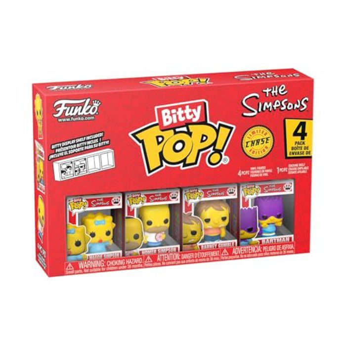 Les Simpson Pack 4 figurines Bitty POP! Les Simpson Series 3 2 cm - vue 2