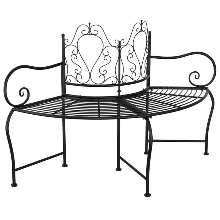 YAPP Banc tour darbre 150 cm Noir Acier PG