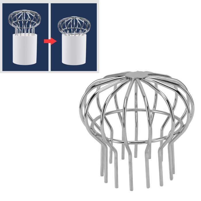 Grille De Drainage Rond En Acier Inox 304 – Pour Toit, Terrasse, Balcon – Anti-blocage, Facile à Nettoyer – 4 Pouces