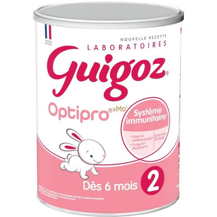 GUIGOZ Optipro Lait en poudre 2ème âge - 900 g - De 6 à 12 mois