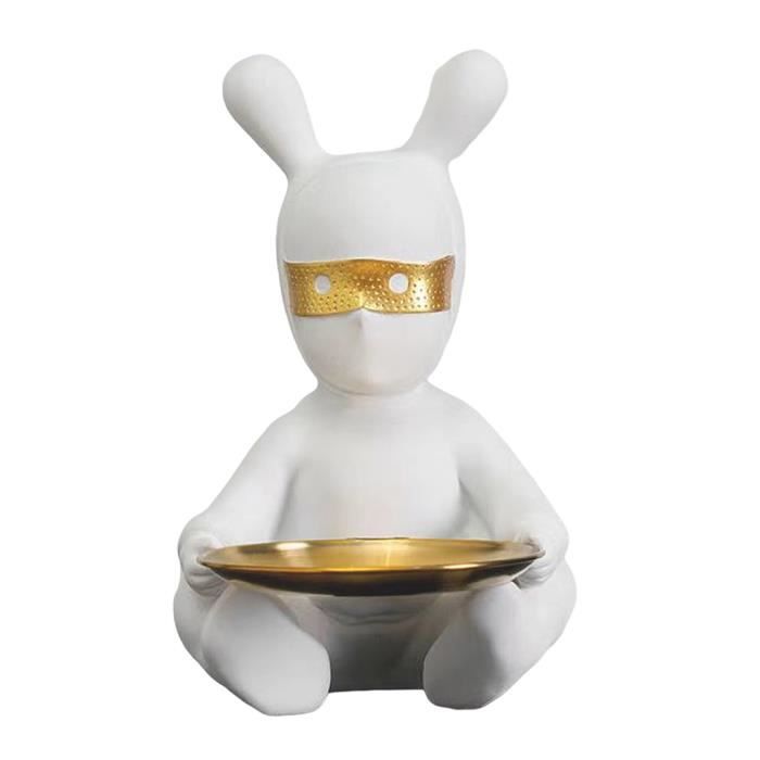 Figurine Lapin Crétin Gymnaste En Résine 21 Cm - Polymark, Bobble Head, Neuf, Marque Ubisoft