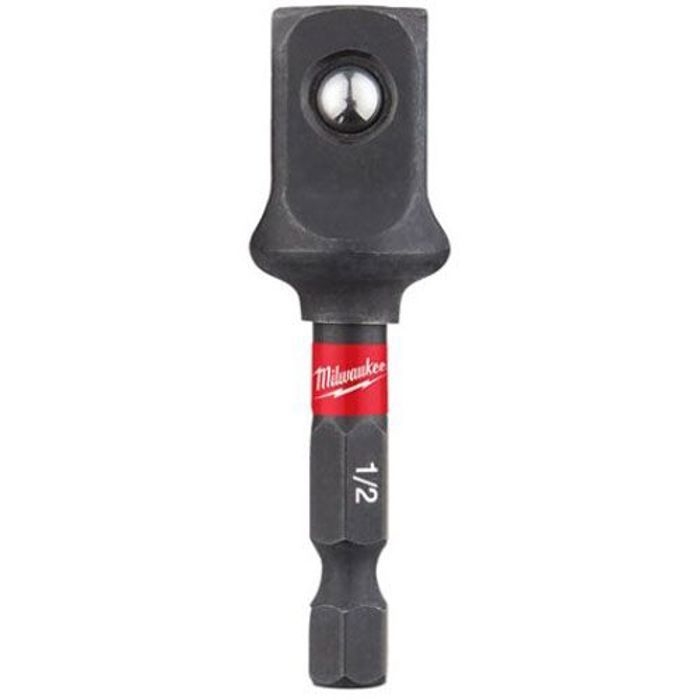 Milwaukee Adaptateur SHOCKWAVE hexagonal 1/4'' carré 1/2'' - 4932478803