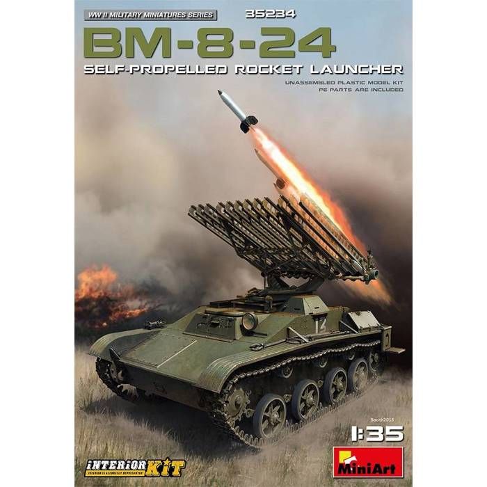 Maquette - MINIART - BM-8-24 - 1:35 - Lance-roquettes Autopropulsé ...