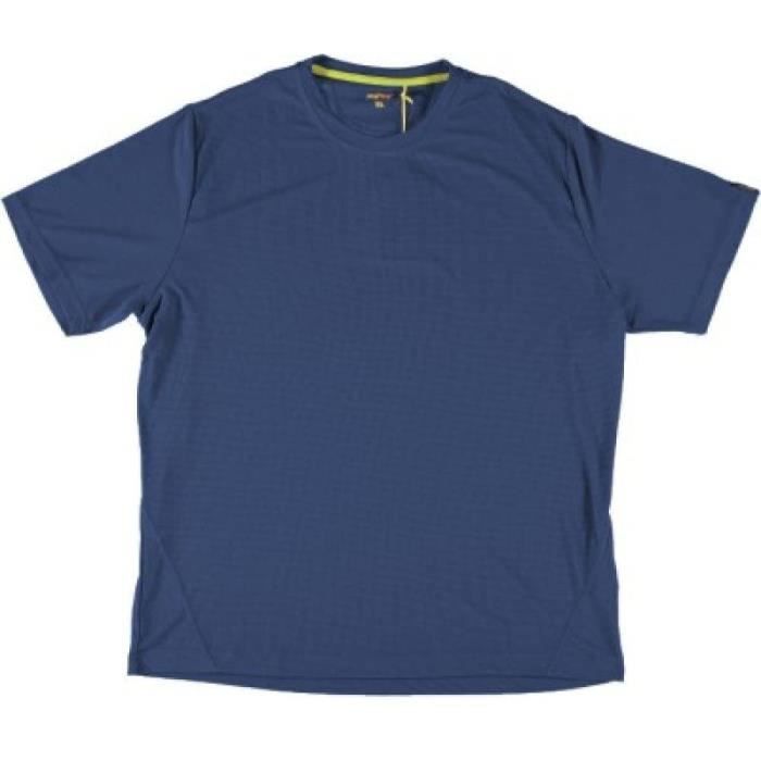 T-shirt Homme Mountain Equipment Bleu Taille XL - Léger Délavé - Coton Jersey