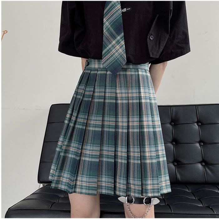 Jupe Plissée à Carreaux Aljean (Ralph Lauren) - Taille 12 - Rouge, Bleu, Vert - Occasion Excellent état
