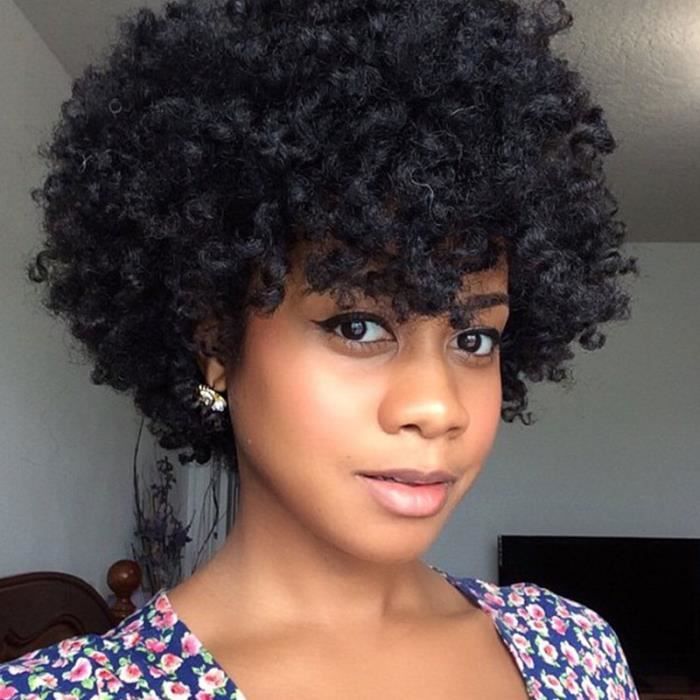 perruque afro femme