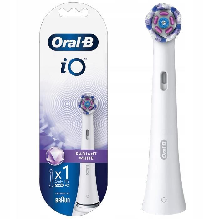 Oral-B iO Radiant White tête de brosse pour brosse à dents électrique