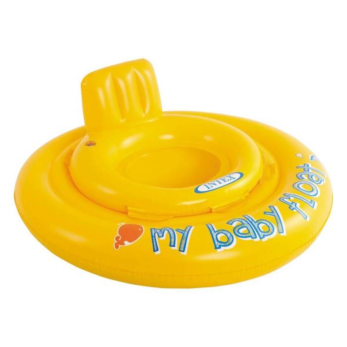 Bouée gonflable pour bébé - INTEX - Jaune - A partir de 6 mois - Mixte - 70 cm