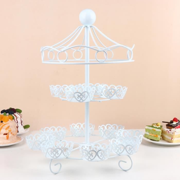 1pc Gateau Rack Double Couche Style Europeen Creative Durable Presentoir Robot Multifonctions Robot Menager Robot De Cuisine Cdiscount Electromenager