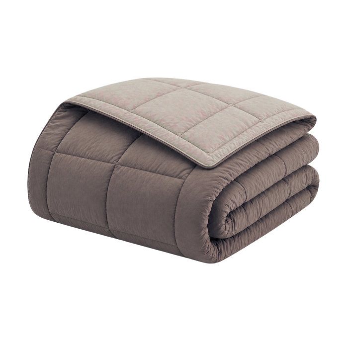 Couette chaude en microfibre 220x240 cm & - vue 2