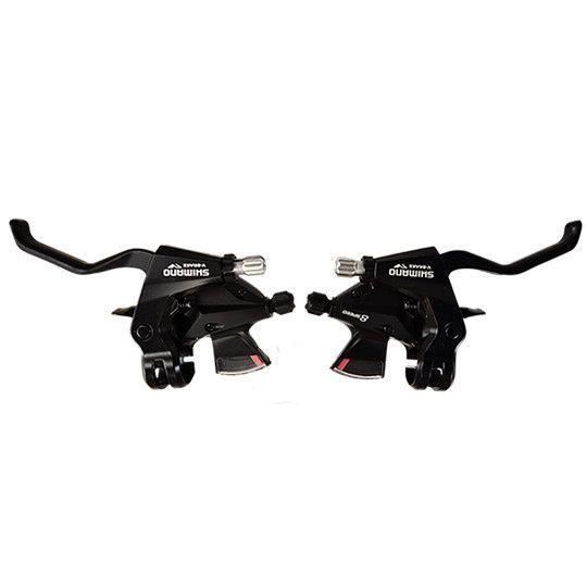 Levier/manette vtt 8vx3. shimano acera/altus v-brake noir m310 (pr)