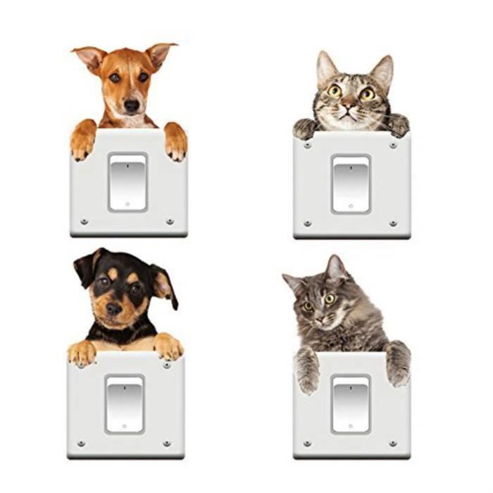 1 Pcs Chat Chien Commutateur Autocollant Decoratif Salon Chambre Interrupteur Mignon Dessin Anime Autocollant Mural Colojy Cdiscount Maison 1 Pcs Chat Chien Commutateur Autocollant Decoratif Salon Chambre Interrupteur Mignon Dessin Anime Autocollant Mural Colojy Cdiscount Maison