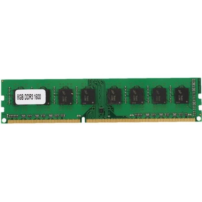 8 Go de memoire DDR3 PC3-12800 1600MHz PC DIMM Memoire RAM 240 Pin AMD PC -  Cdiscount Informatique